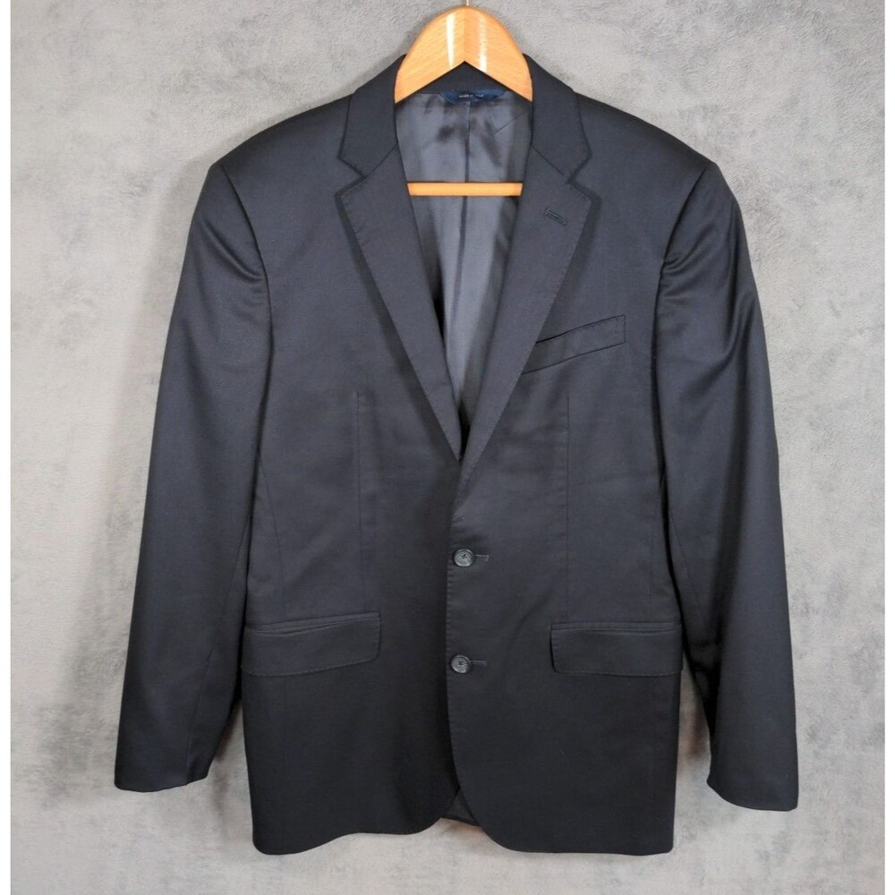 Brooks Brothers Blazer Sz 38R Navy Milano Fit Wool Blazer Estrato Trabaldo Togna